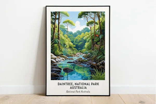 Daintree National Park Australia Travel Poster