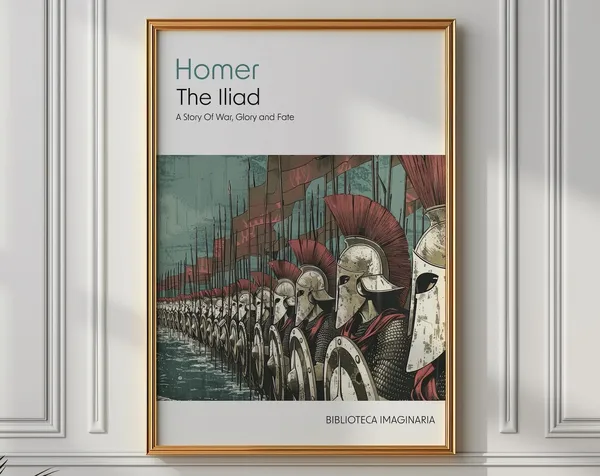 The Iliad by Homer, Classical Art Poster Print