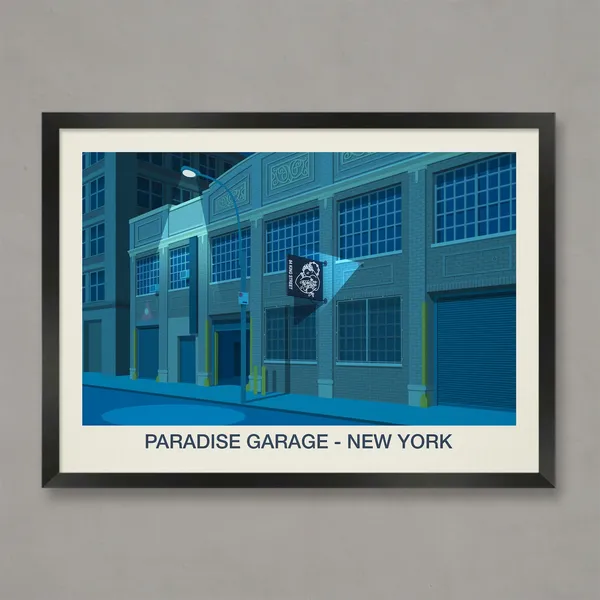 Paradise Garage New York Nightclub Art Print