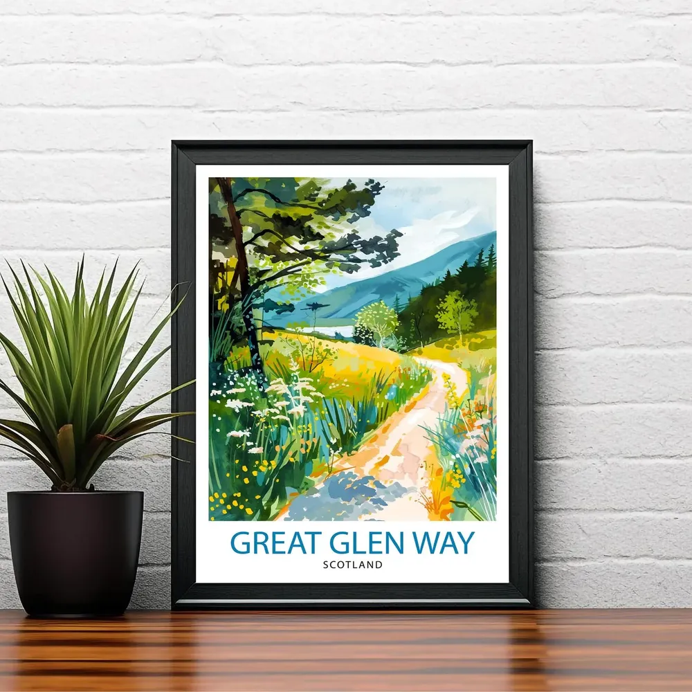 Great Glen Way Scotland Travel Poster - Image 2
