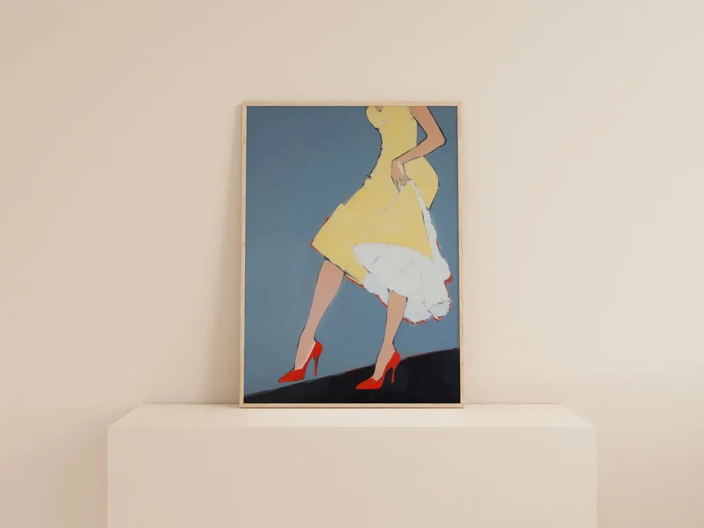 Girly 1950s Midcentury Modern Art Print - Image 2