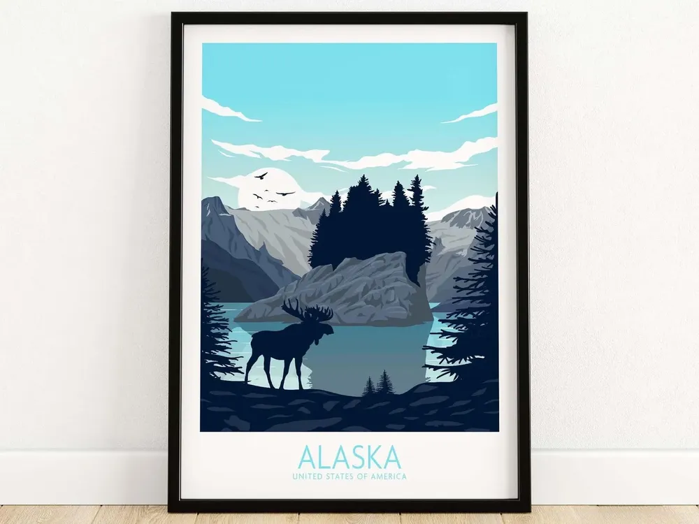 Alaska Travel Poster
