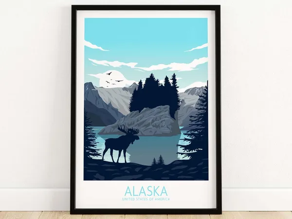 Alaska Travel Poster