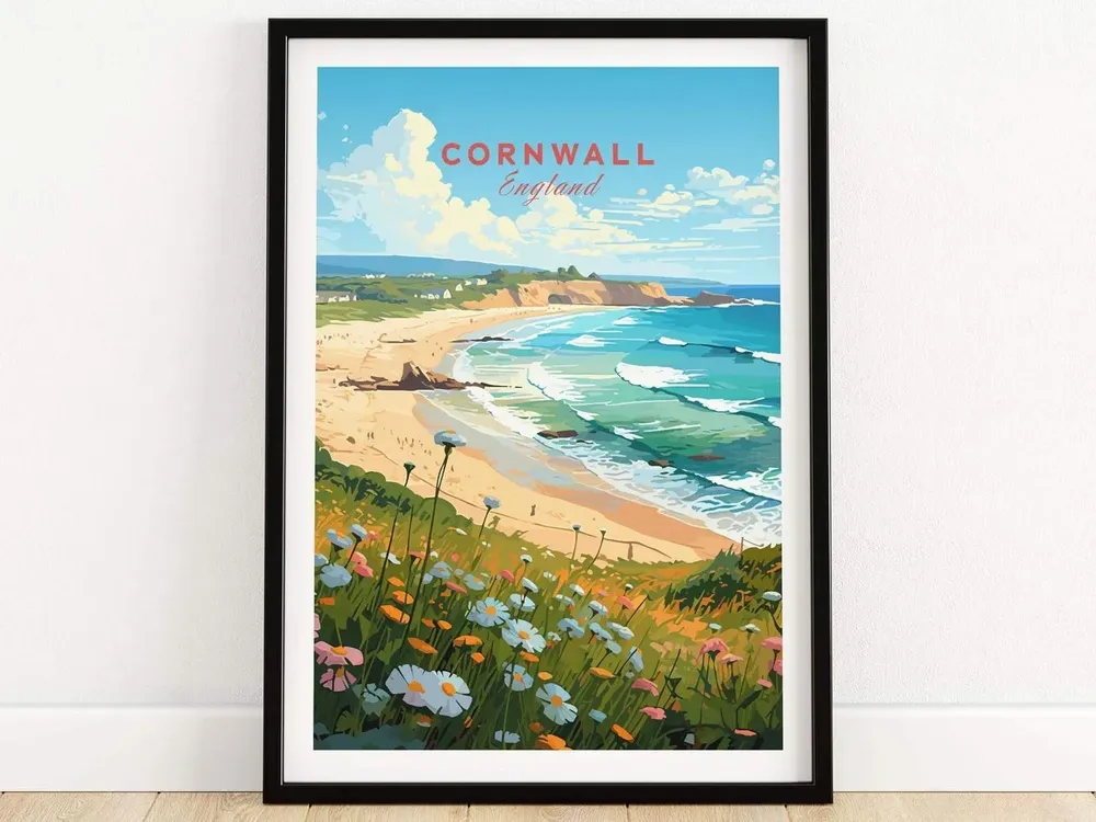 Cornwall Gift For Home Decor Art Print