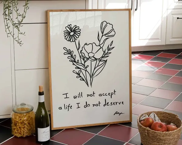 I Will Not Accept A Life Deserve Maxxxine Poster