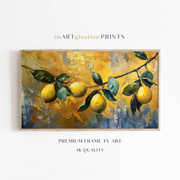 Lemon Tree, Nostalgic Italian Vintage Art Print