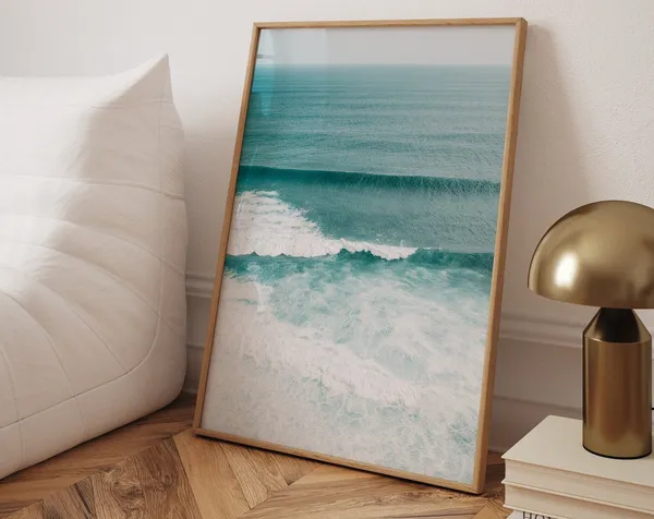Bali Uluwatu Vintage Beach Art Print
