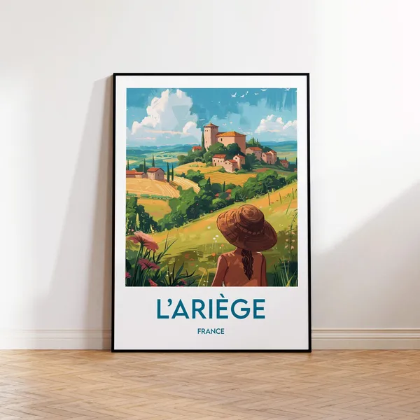 Arige France Vintage Travel Poster Art Print