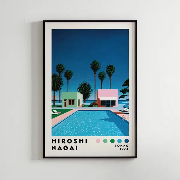 Hiroshi Nagai Japanese Vaporwave Art Print