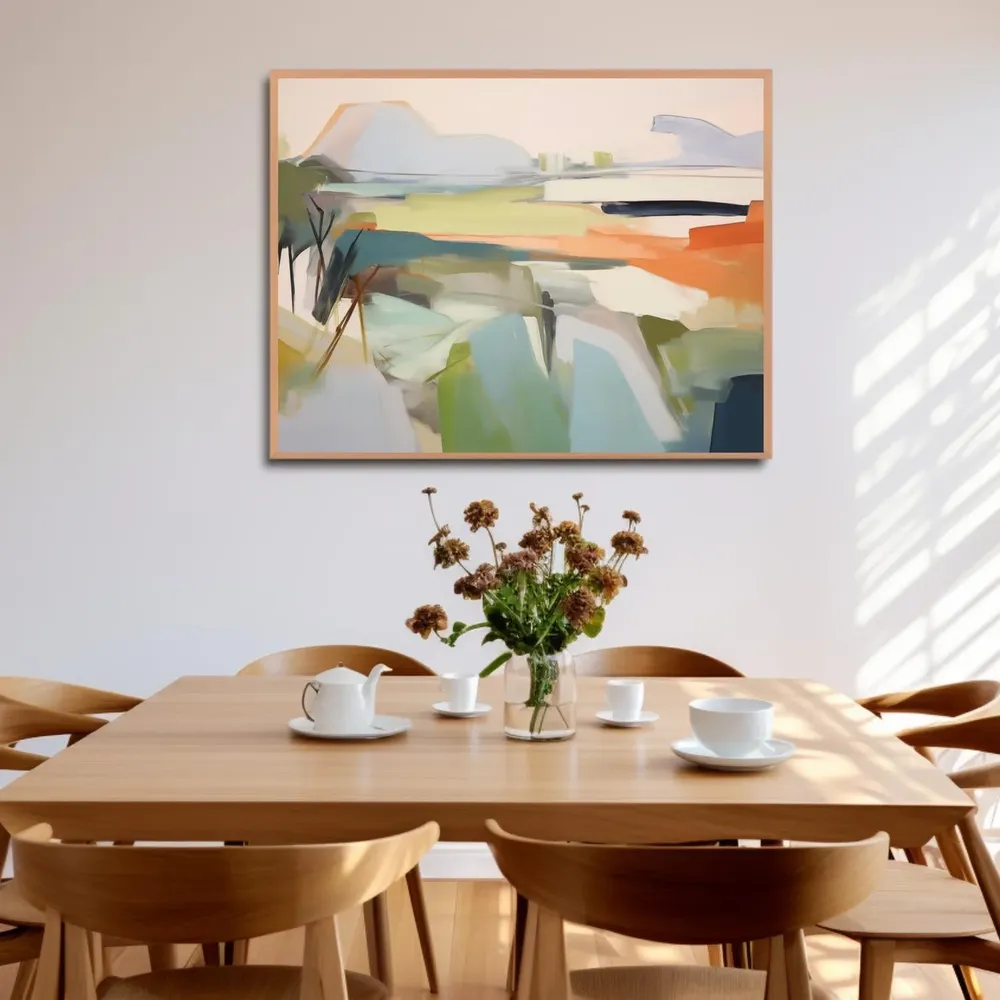 Abstract Landscape Painting, Modern Landscape Art Print - Image 3
