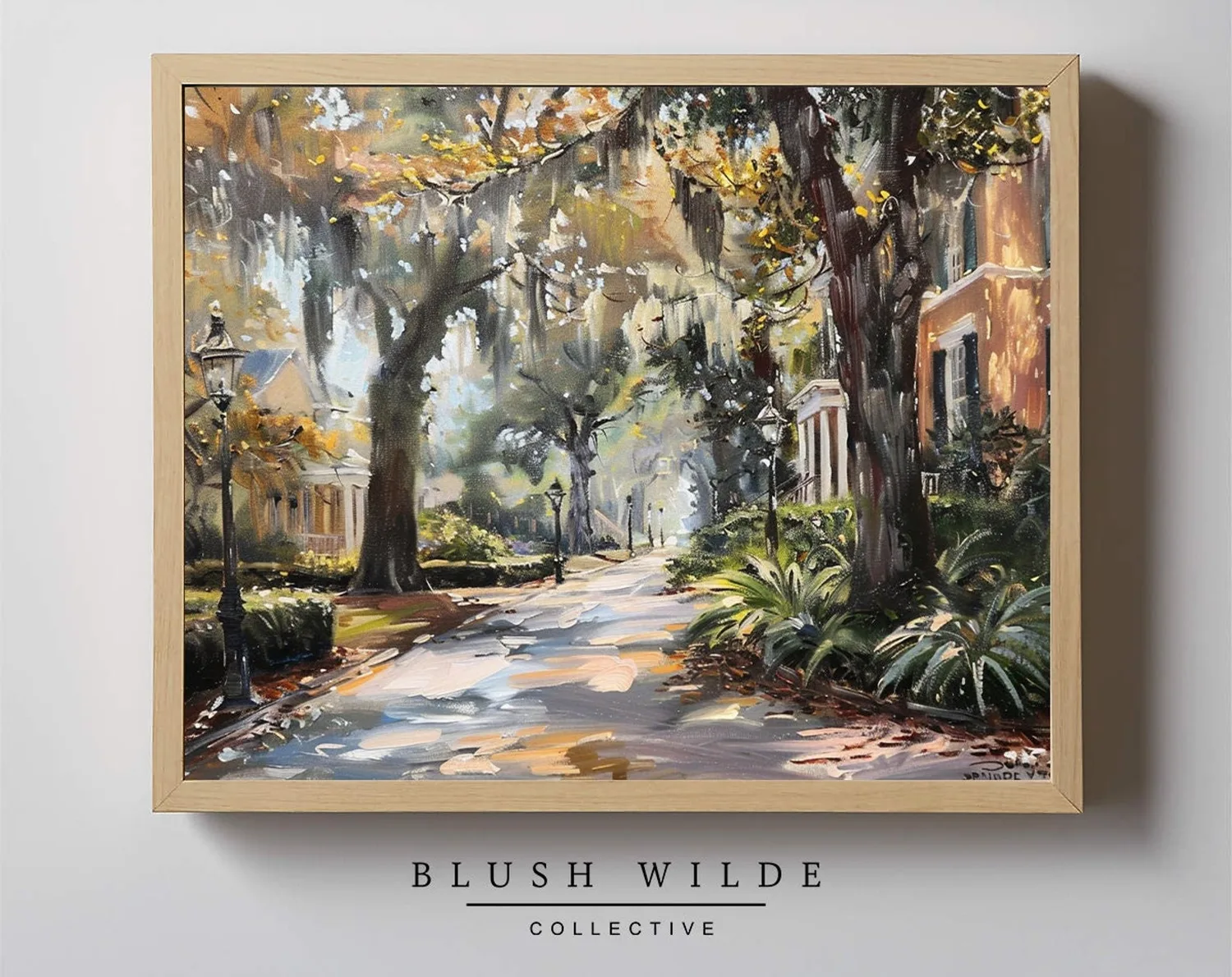 Southern Town Moody Florida Art Print