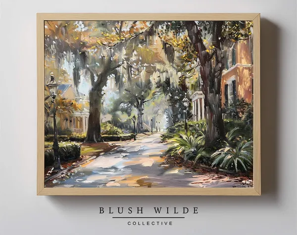Southern Town Moody Florida Art Print