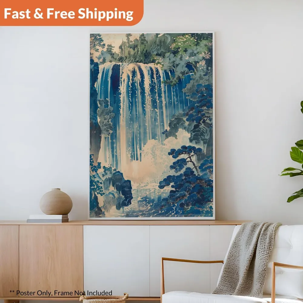 Hokusai Ukiyo Travel Landscape Art Print - Image 2