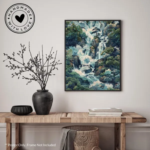 Ukiyo Hokusai Classic Landscape Art Print