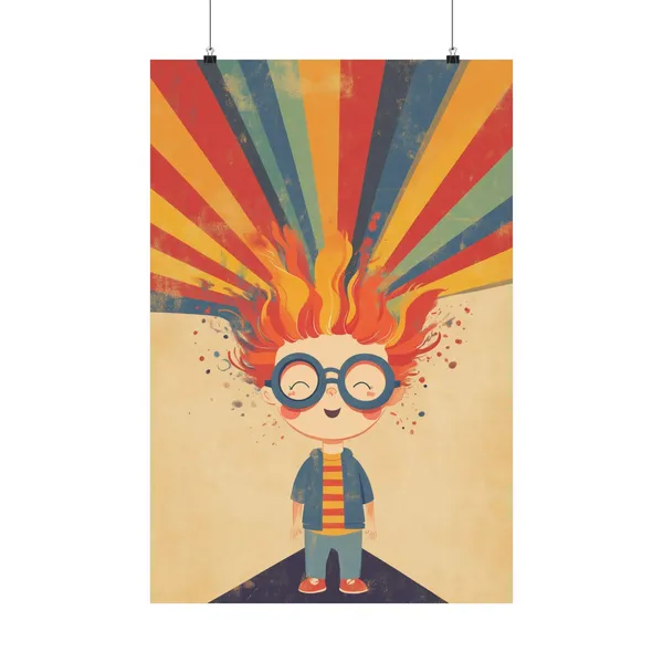 Mind On Fire Mental Health Neurodiversity Poster