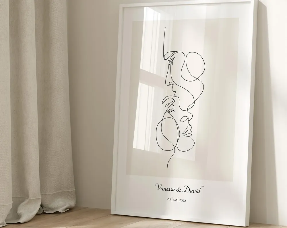 Custom Couple Names And Date - Love - Image 2