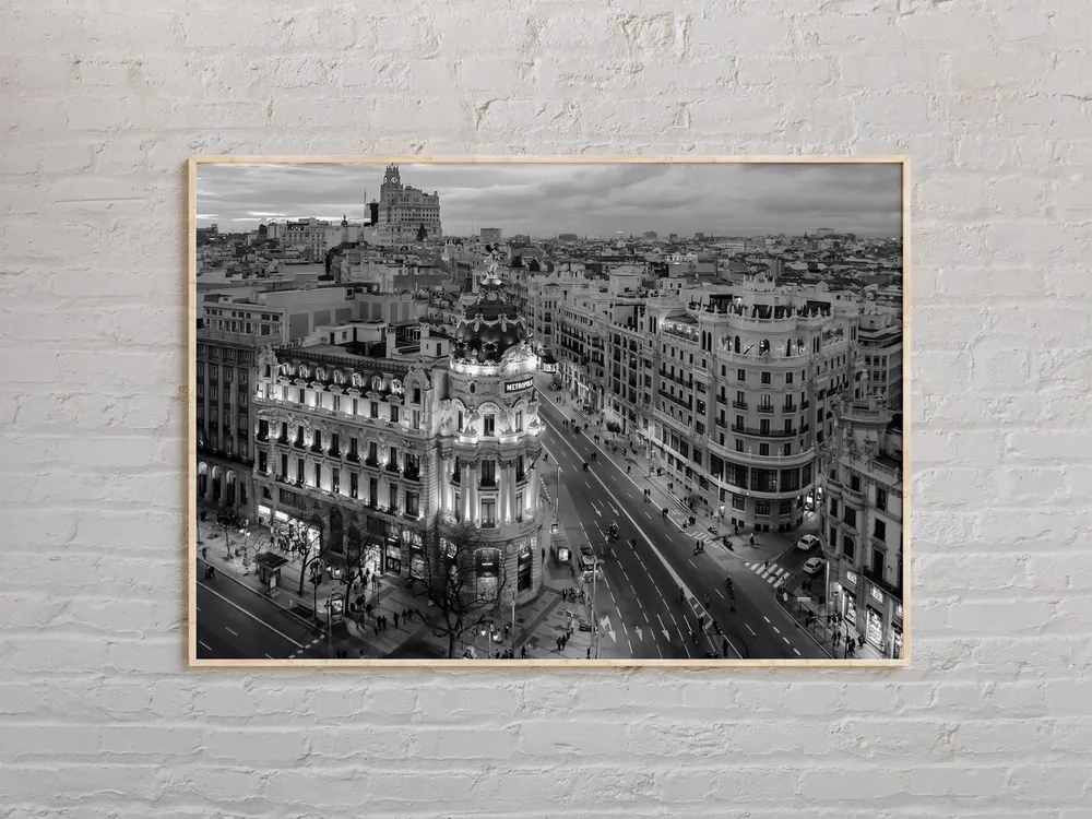 Madrid, Spain Travel Poster, Wall Art Print