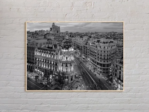 Madrid, Spain Travel Poster, Wall Art Print