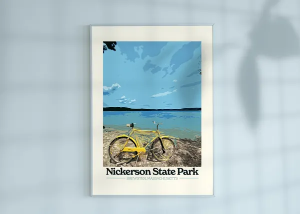 Nickerson State Park Massachusetts Travel Poster