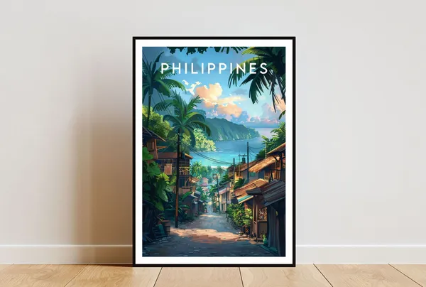 Philippines Asia Travel Wall Art Print