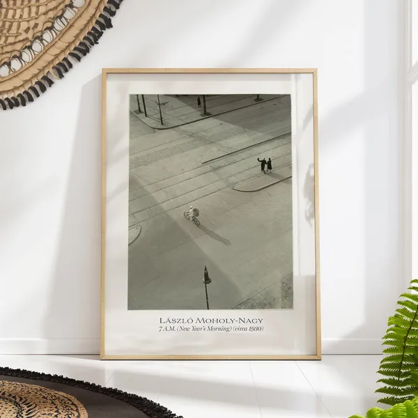 Laszlo Moholy-Nagy New Years Morning 1930 Art Print