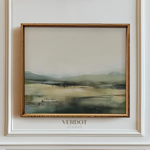 Abstract Landscape Painting, Modern Spring Art Print