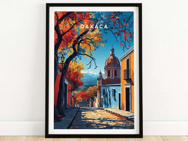 Oaxaca Art Print, Personalized Housewarming Decor