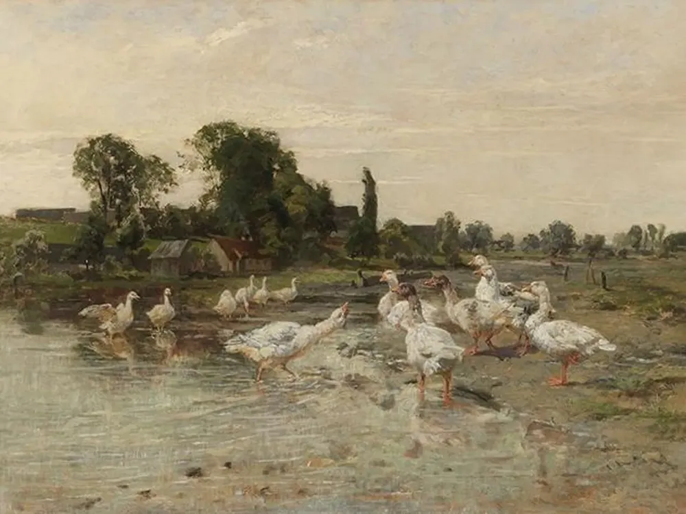 Vintage Nursery Duck and Goose Art Print - Image 2