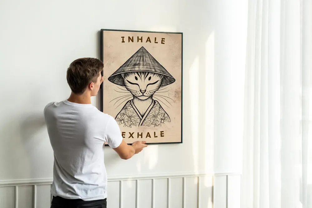 Inhale Exhale - Modern Travel Poster - Image 4