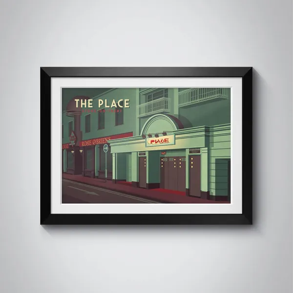 The Place Stoke-On-Trent Travel Poster Art Print