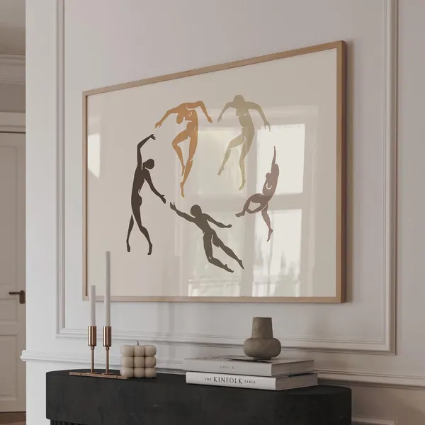Dancing Matisse Poster, Minimal Abstract