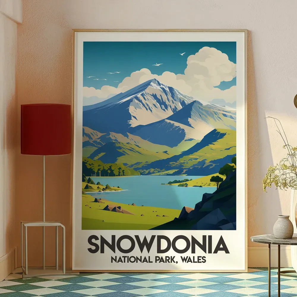 Snowdonia National Park Wales Countryside Poster - Image 2