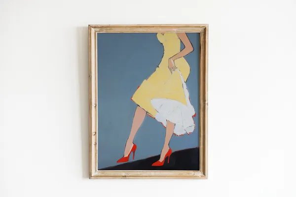 Girly 1950s Midcentury Modern Art Print