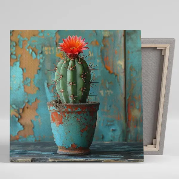 Cactus Art Print, Southwest Rustic Wall Decor