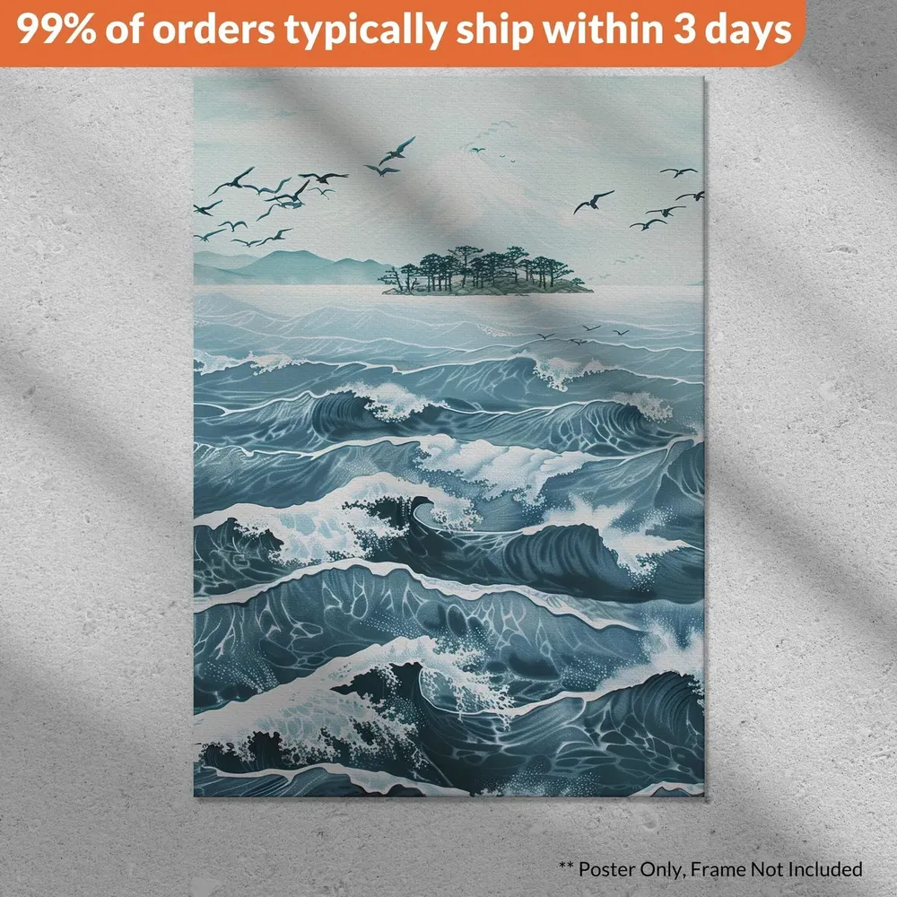 Hokusai Ukiyo - Classic Travel Poster - Image 2