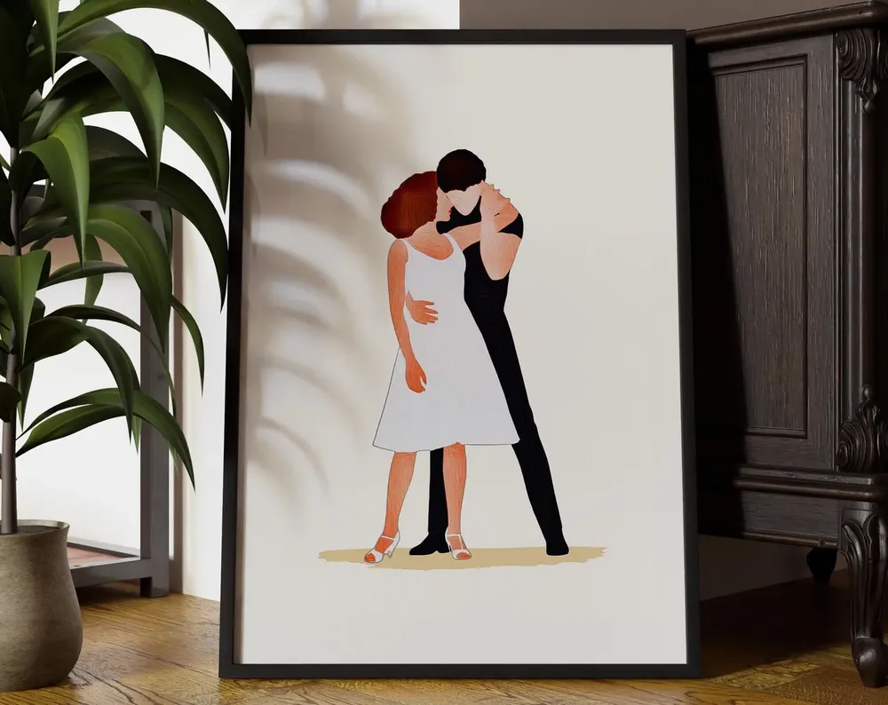 Dirty Dancing Iconic Dance Sequence Movie Poster