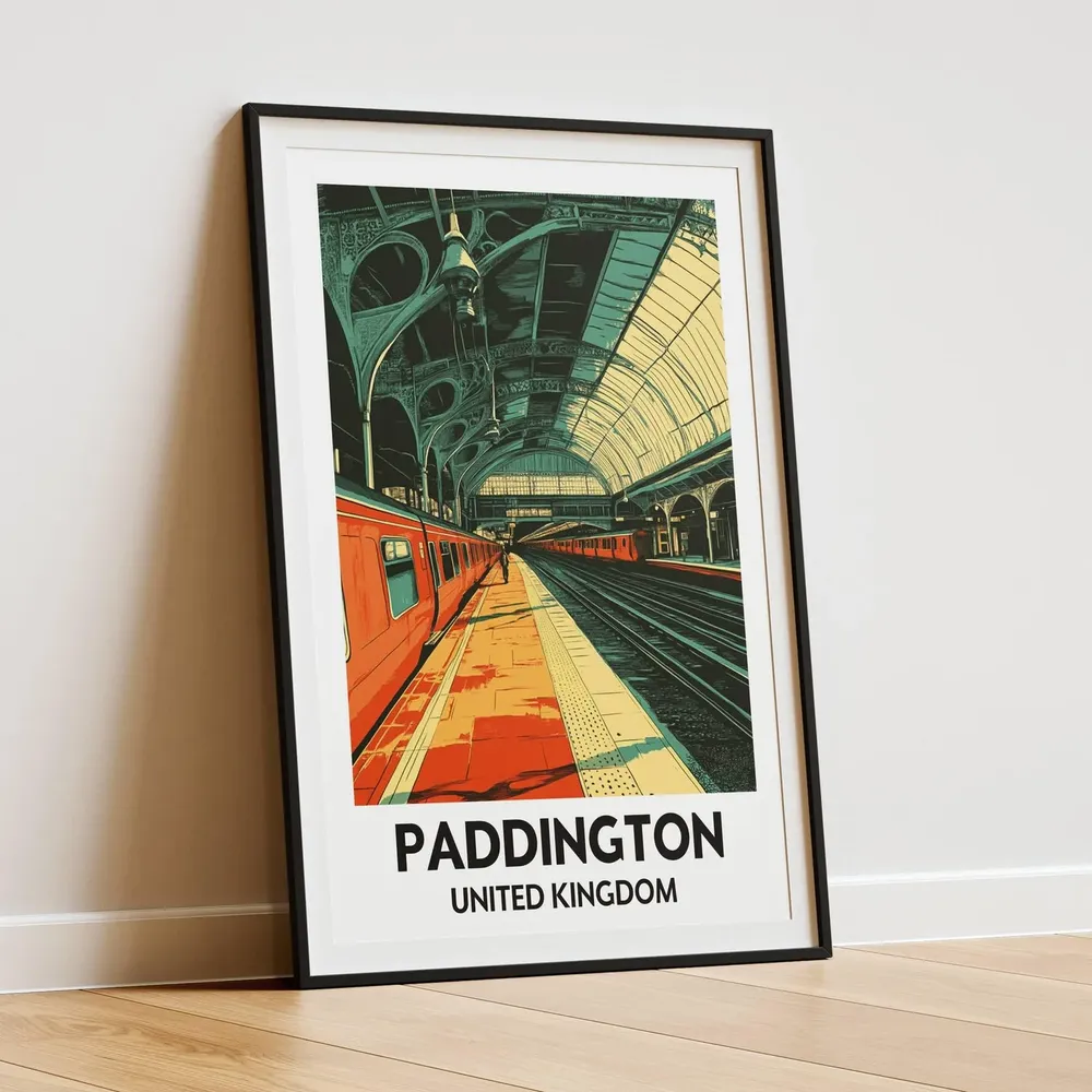 Paddington Station Poster, London Travel Art Print - Image 4