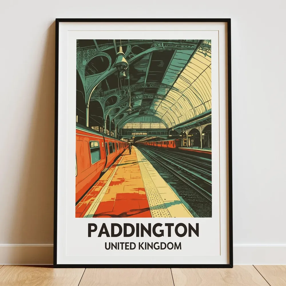 Paddington Station Poster, London Travel Art Print - Image 5