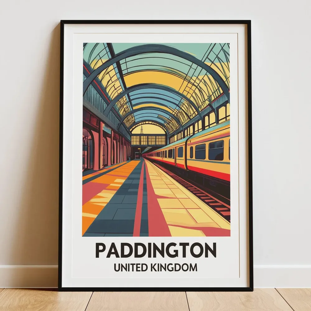 Paddington Station London Travel Poster - Image 5