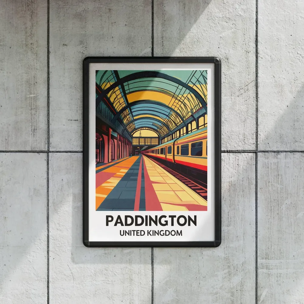 Paddington Station London Travel Poster - Image 2