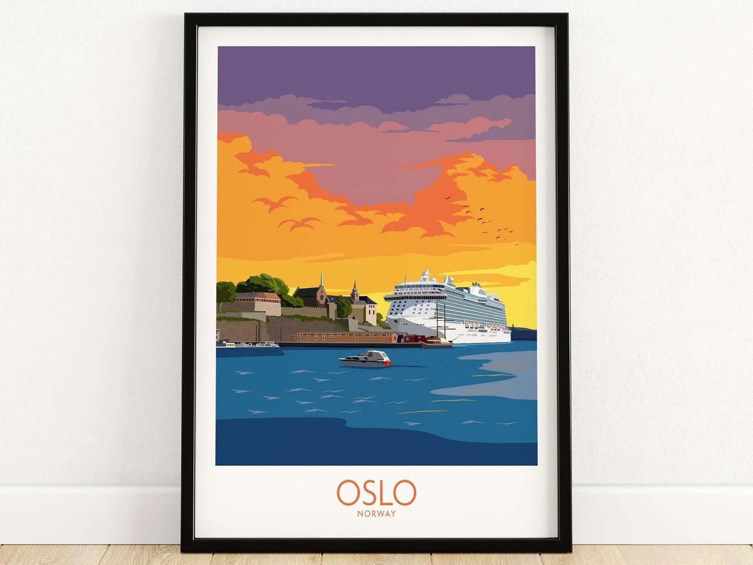 Oslo Gift Wall Art Print