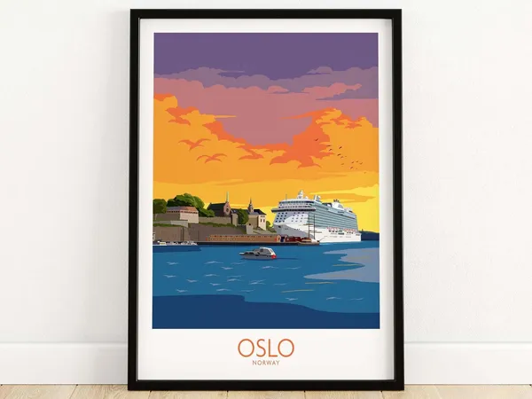 Oslo Gift Wall Art Print
