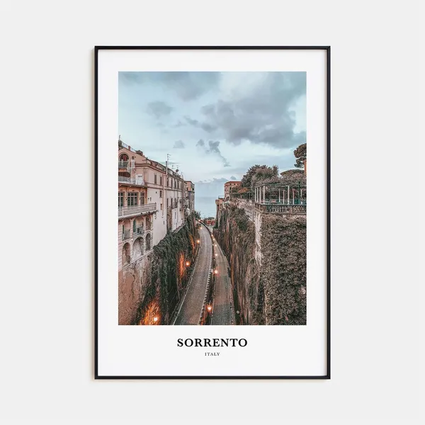 Sorrento Map Travel Poster