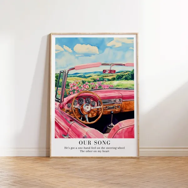 Our Song Debut Album Watercolor Poster Print
