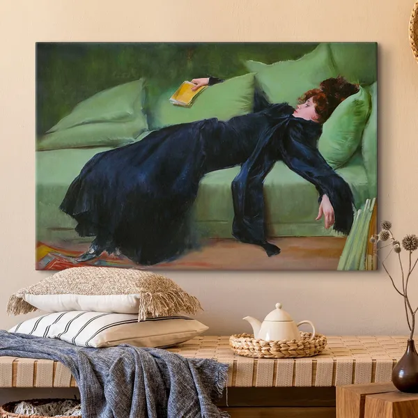 After the Dance by Ramon Casas, Vintage Art Print