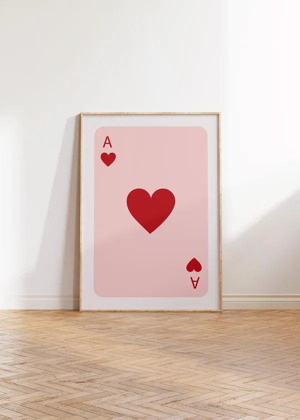 Pink Good Times Ticket Print, Retro Bar Cart Art