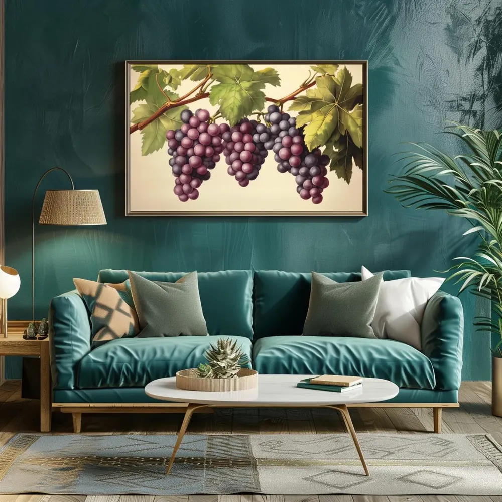 Vintage Grape Vine Art Print, Tuscan Wine Decor - Image 6