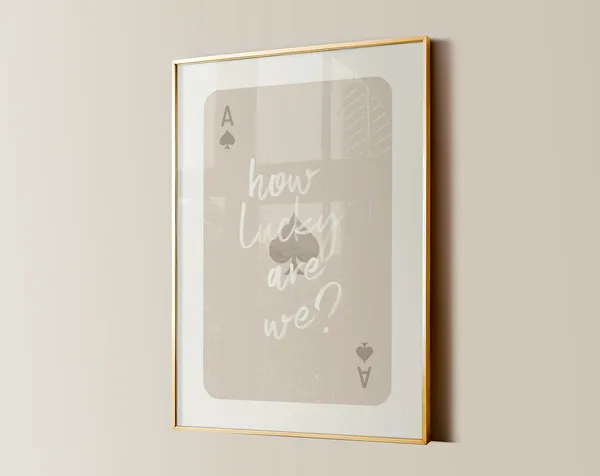 How Lucky Are We, Western Cowgirl Art Print