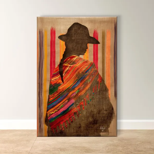 Bolivian Woman Art Print, Cultural Portrait Decor