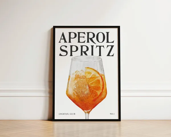 Aperol Spritz - Cocktail Print